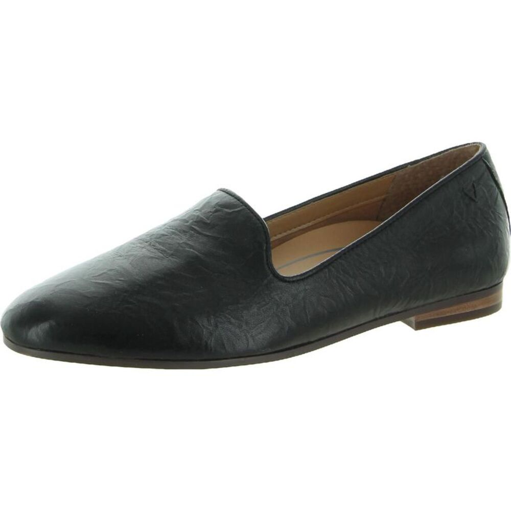 Vionic Womens Willa II Black Leather Slip On Orthoheel Loafers Shoes NWT